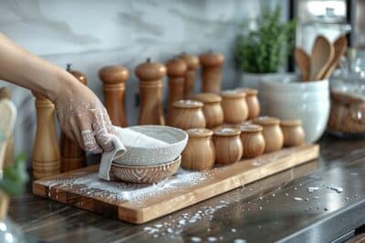 Les astuces essentielles pour une désinfection et un nettoyage impeccable de vos ustensiles de cuisine en bois
