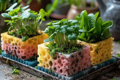 Ces vieilles éponges que vous êtes prêts à jeter, elles peuvent revitaliser votre jardin en hiver