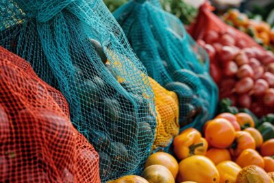 Comprendre l’impact des filets colorés sur la vente des fruits et légumes