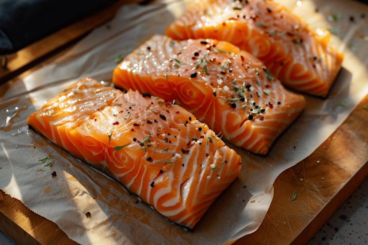 Maîtrisez l’art du pavé de saumon parfaitement grillé avec une simple poêle