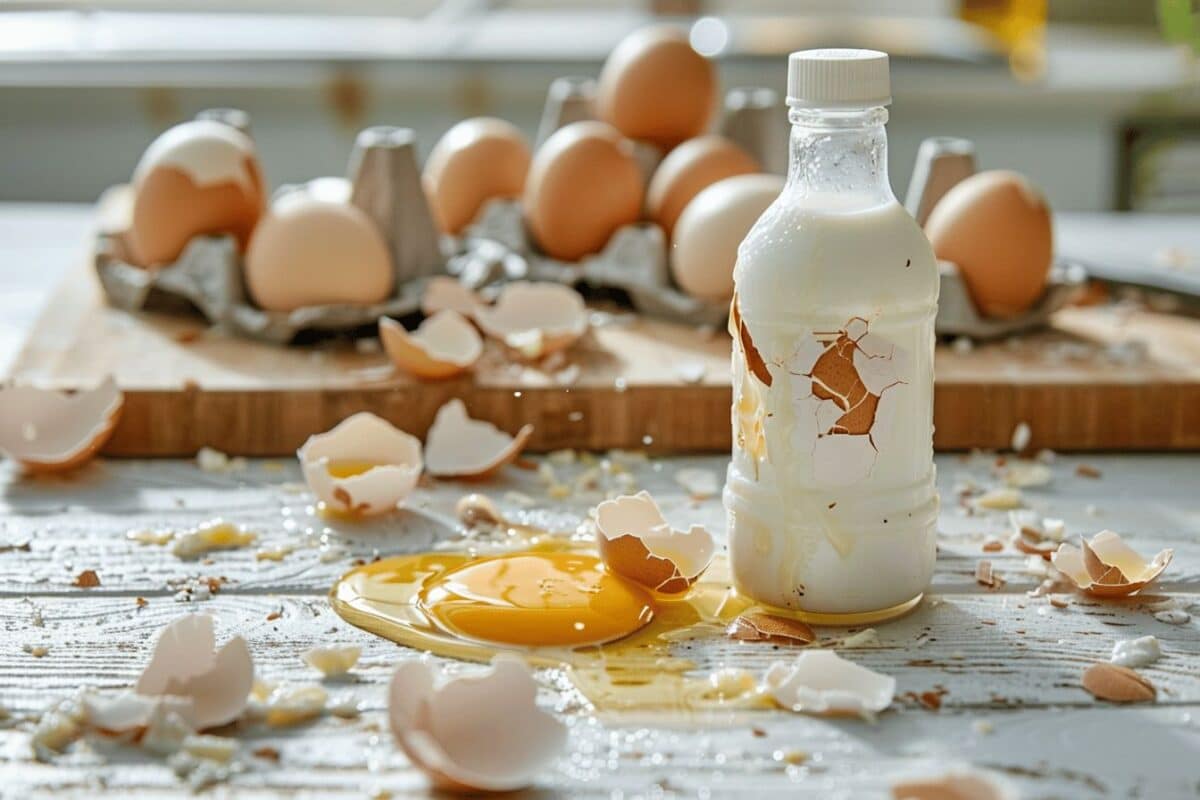 Utiliser du vinaigre blanc pour nettoyer les taches d’œuf dans la cuisine peut se révéler contre-productif