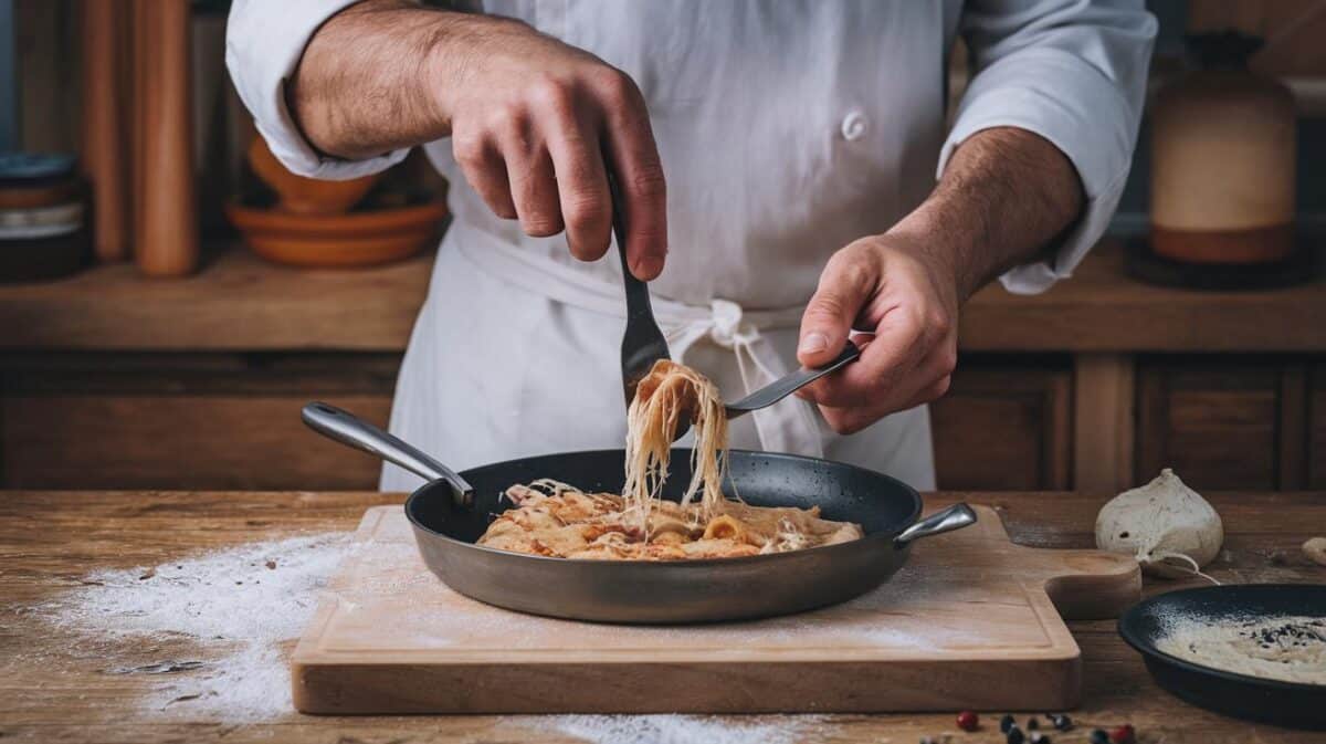 Les pâtes cuites de manière passive par un grand chef italien pour une économie d'énergie