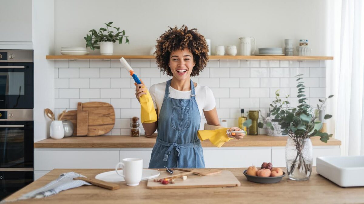 Vinaigre blanc ou ménager : votre guide complet pour un nettoyage de cuisine sans erreur